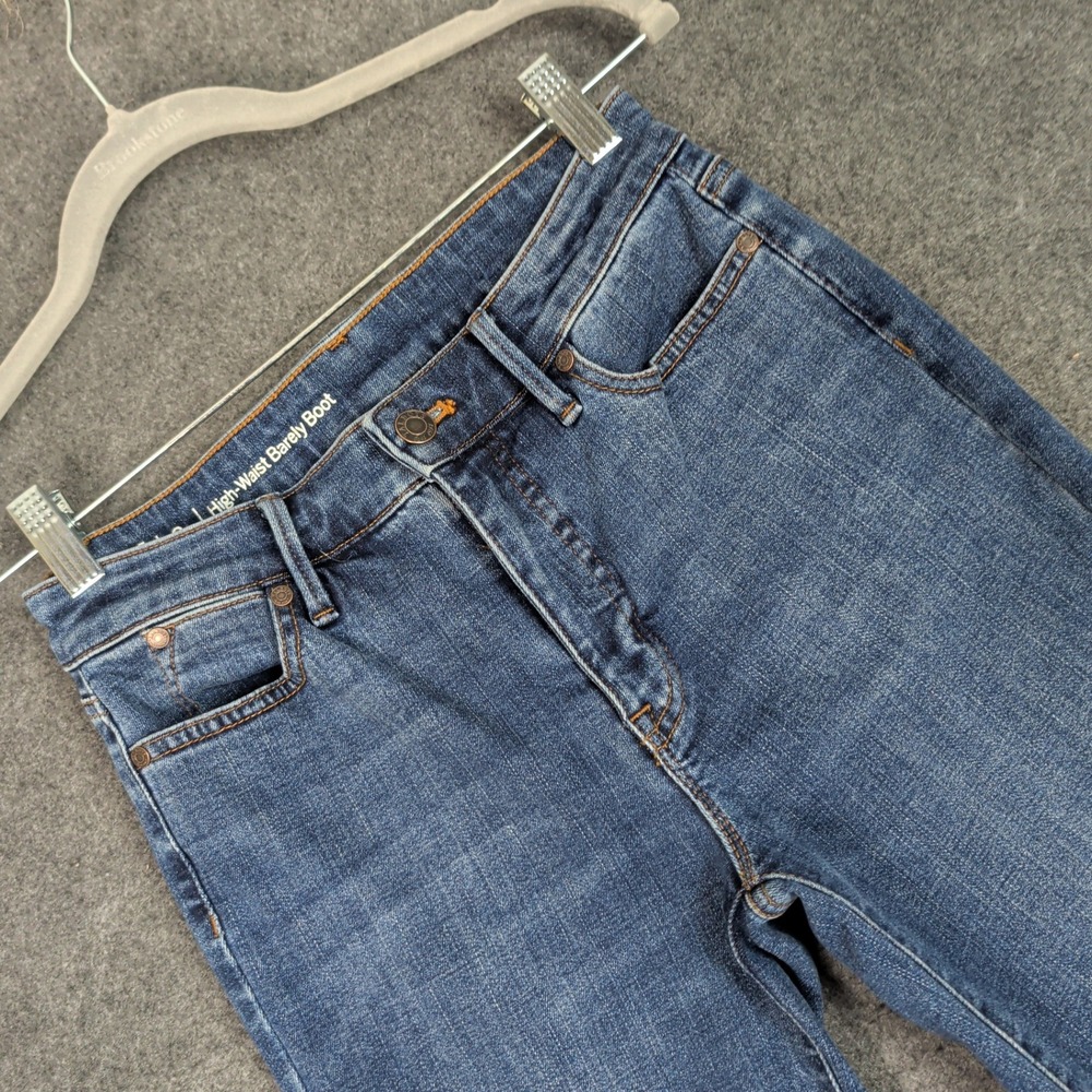 Talbots Flawless High-Waist Barely Boot Jeans Blue Medium Wash 2P Petite